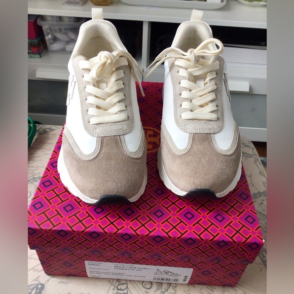 Tory Burch Good Luck Trainers, US 9.5 [EUC] - Picture 4 of 11